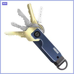 Aluminum Key Holder, Compact Key Organizer with Steel Pocket Clip